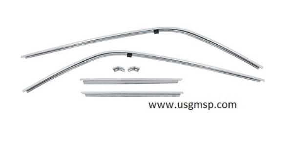 Roof Rail Gutter Mounting Set 67 or 68-9 Camaro /Firebird Coupe